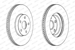 FERODO DDF1484C — Disc de frână
