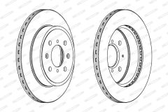FERODO DDF1509C — Тормозной диск