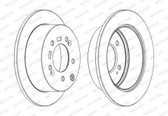 FERODO DDF1945P-D — Disc de frână