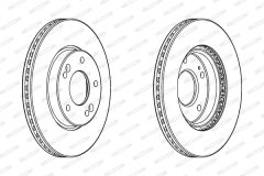 FERODO DDF2187C — Disc de frână