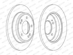 FERODO DDF2193C — Disc de frână