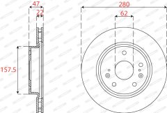 FERODO DDF2791C — Тормозной диск