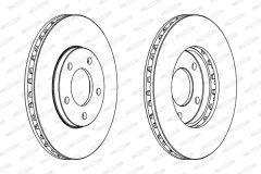 FERODO DDF366 — Disc de frână
