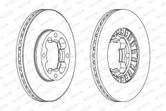 FERODO DDF399 — Disc de frână