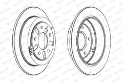 FERODO DDF739 — Disc de frână