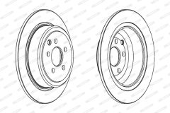 FERODO DDF757 — Disc de frână