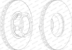 FERODO FCR119A — Тормозной диск