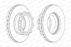 FERODO FCR170A — Тормозной диск