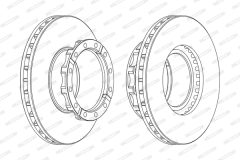 FERODO FCR254A — Тормозной диск