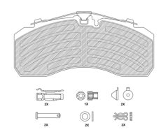 FERODO FCV4296PTS — Plăcuțe de frână disc