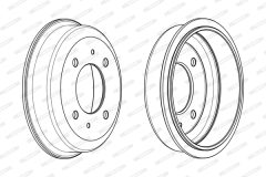FERODO FDR329319 — Tambur de frână