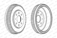 FERODO FDR329336 — Tambur de frână