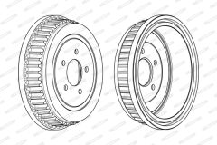 FERODO FDR329346 — Тормозной барабан