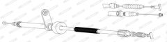 FERODO FHB432893 — Трос ручного тормоза