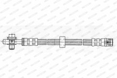 FERODO FHY2223 — Furtun de frână