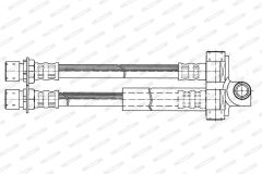 FERODO FHY2343 — Furtun de frână