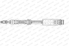 FERODO FHY2480 — Furtun de frână