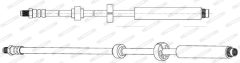 FERODO FHY2745 — Тормозной шланг