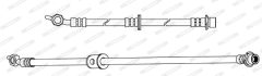 FERODO FHY2844 — Furtun de frână