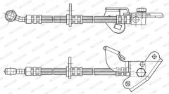 FERODO FHY3230 — Тормозной шланг