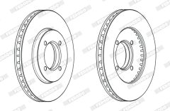 FERODO DDF1323X — Disc de frână