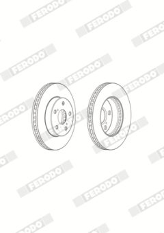 FERODO DDF2302X — Disc de frână