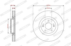 FERODO DDF3242C — Тормозной диск