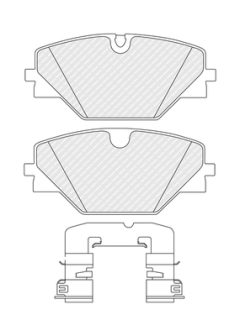 FERODO FDB5584 — Plăcuțe de frână disc
