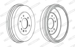 FERODO FDR329768 — Tambur de frână