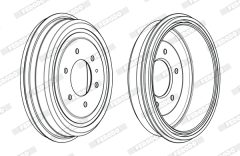 FERODO FDR329770 — Tambur de frână