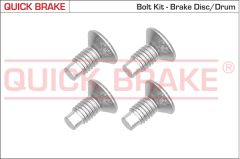 QUICK BRAKE 11663K — Набор болтов крепления тормозного диска