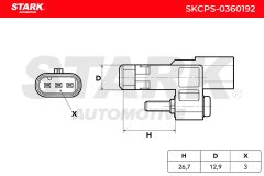 Stark SKCPS-0360192 — Senzor impulsuri