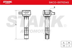 Stark SKCO-0070345 — Катушка зажигания