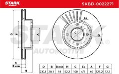 Stark SKBD-0022271 — Disc de frână