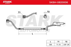 Stark SKBH-0820006 — Furtun de frână