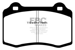 EBC Brakes DP41140R — Plăcuțe de frână disc