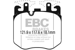 EBC Brakes PD08KF762 — Set frâne linie economică