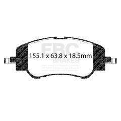 EBC Brakes PD08KF787 — Комплект тормозов бюджетной серии