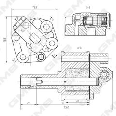 GMB GOAS-129A — Pompă de ulei motor