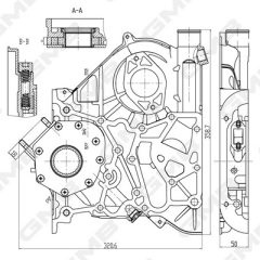 GMB GOAS-147A — Pompă de ulei motor