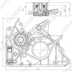 GMB GOAS-161A — Pompă de ulei motor