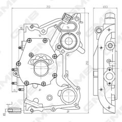 GMB GOAS-167A — Pompă de ulei motor