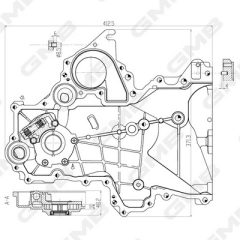 GMB GOAS-176A — Масляный насос