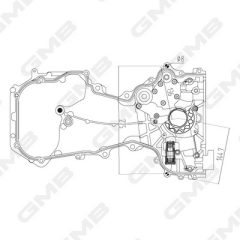 GMB GOAS-61A — Pompă de ulei motor