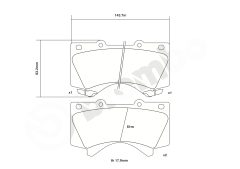 BREMBO 07.B314.25 — Plăcuțe de frână sport