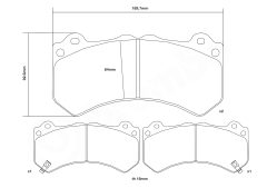 BREMBO 07.B314.72 — Колодки тормозные спортивные