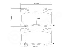 BREMBO 07.B314.75 — Plăcuțe de frână sport