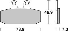 BREMBO 07006XS — Колодки тормозные дисковые