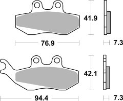 BREMBO 07012 — Колодки тормозные дисковые