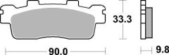 BREMBO 07085 — Plăcuțe de frână disc